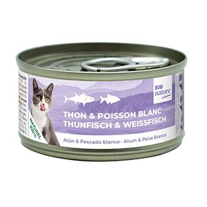 BUBI NATURE CAT ATUN & PESCADO BLANCO  24 x 70 gr.